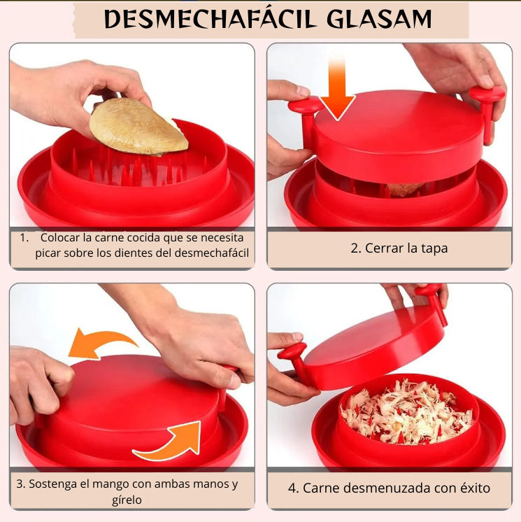 Desmechafácil™ – Carne desmenuzada en segundos | ¡Envío GRATIS!